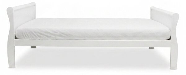 Jednolôžková drevená posteľ Noble Adult Bed 90x200 - biela