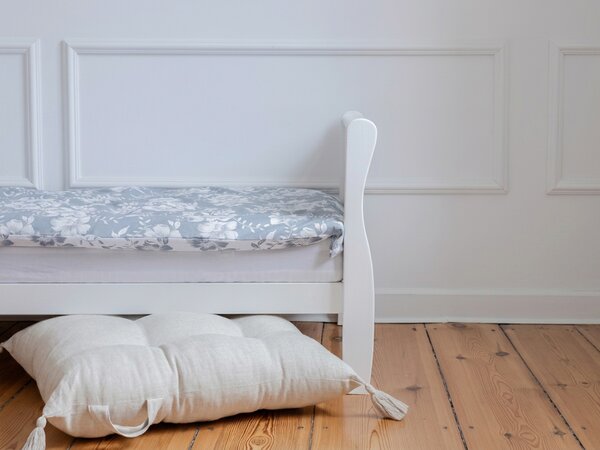Jednolôžková drevená posteľ Noble Adult Bed 90x200 - biela