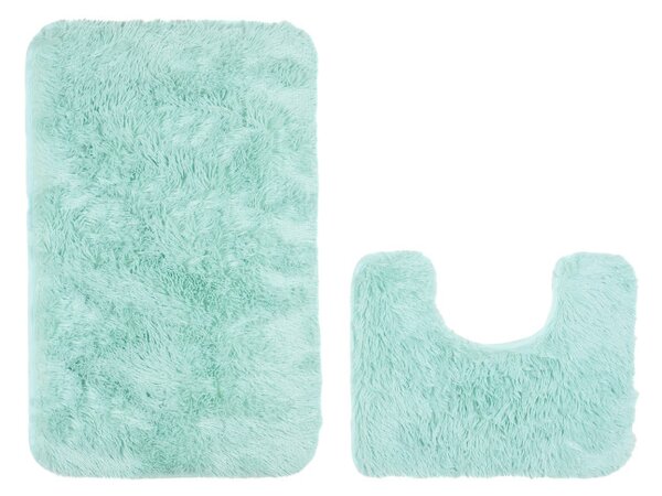 Sada kúpeľňových koberčekov SILK MR-104 2PC mätová