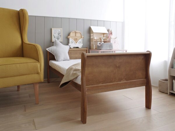 Jednolôžková drevená posteľ Noble Adult Bed 90x200 - orech