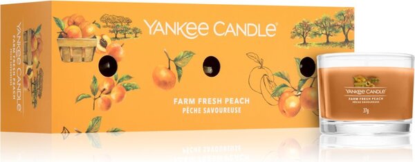 Yankee Candle Farm Fresh Peach darčeková sada Signature