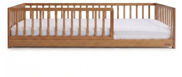 Detská drevená montessori posteľ Monty Bed 80x160 - orech