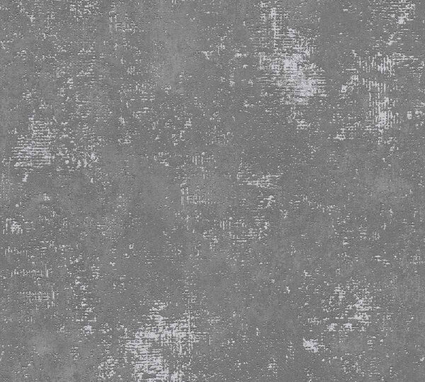 A.S. Création | Vliesová tapeta na stenu THE BOS 38832-4 | 0,53 x 10,05 m | metalická, šedá