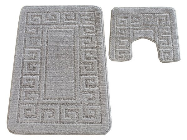 Sada kúpeľňových koberčekov Montana Ethnic Sand Grey