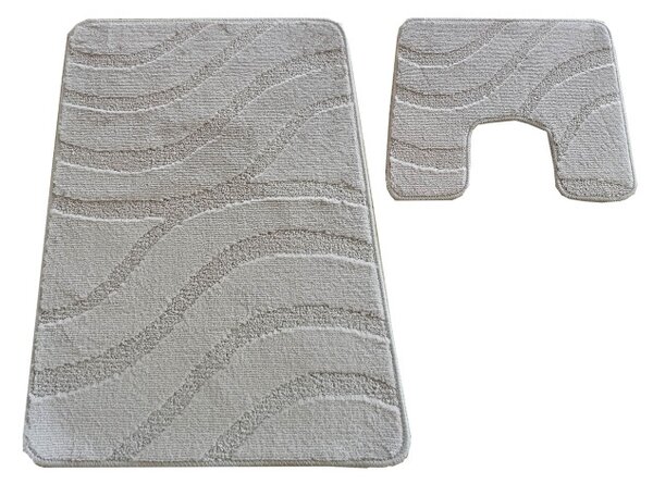 Sada kúpeľňových koberčekov Montana Symphony Sand Grey