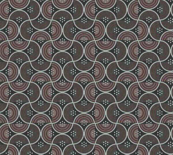 A.S. Création | Vliesová tapeta na stenu Art of Eden 39061-1 | 0,53 x 10,05 m | čierna, šedá, vínová