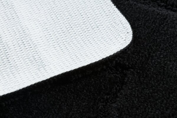 Kúpeľňový koberček SUPREME LINES línie, čierny