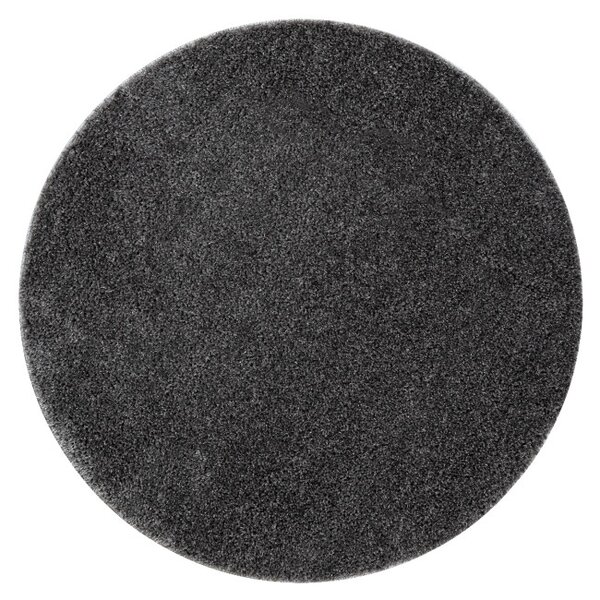 Kúpeľňový koberček SYNERGY glamour / lurex, sivý kruh