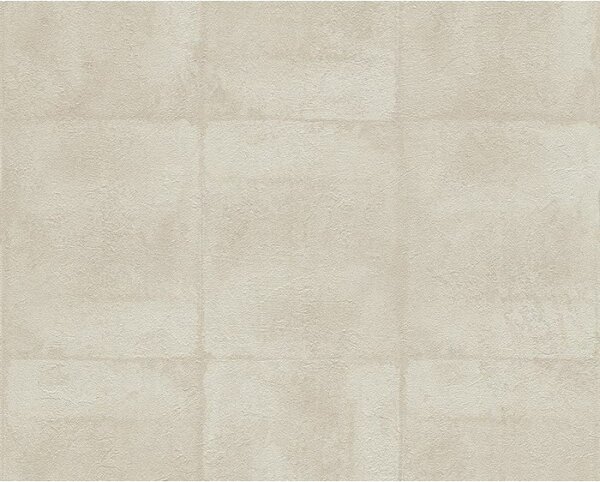 A.S. Création | Vliesová tapeta na stenu Titanium 30653-4 | 0,53 x 10,05 m | metalická, béžová