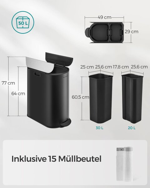 Odpadkový kôš 20L a 30L LTB570B02