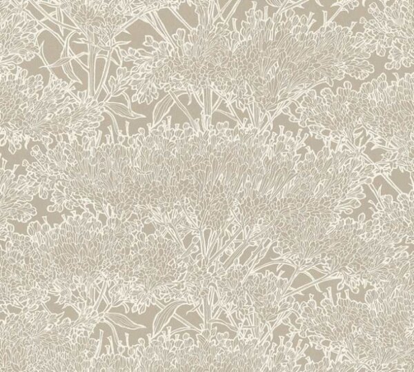 A.S. Création | Vliesová tapeta na stenu Absolutly Chic 36972-4 | 0,53 x 10,05 m | šedá, biela