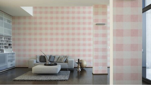 A.S. Création | Vliesová tapeta na stenu Paradise Garden 36715-2 | 0,53 x 10,05 m | krémová, ružová
