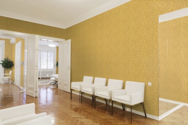 A.S. Création | Vliesová tapeta na stenu Versace 36692-3 | 0,70 x 10,05 m | zlatá
