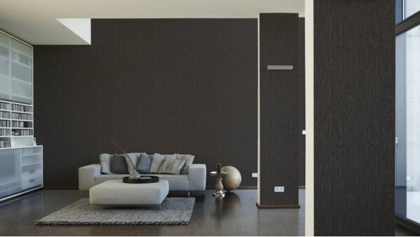 A.S. Création | Vliesová tapeta na stenu Versace 37052-4 | 0,70 x 10,05 m | šedá, čierna