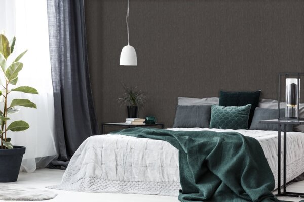A.S. Création | Vliesová tapeta na stenu Versace 37052-4 | 0,70 x 10,05 m | šedá, čierna