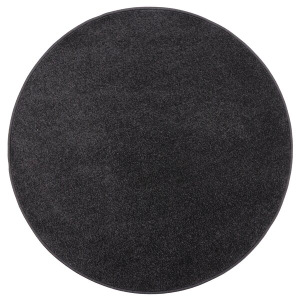 Vopi koberce Kusový koberec Eton čierny 78 kruh - 67x67 (priemer) kruh cm