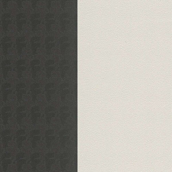 A.S. Création | Vliesová tapeta na stenu Karl Lagerfeld 37848-2 | 0,53 x 10,05 m | biela, čierna, krémová, ružová