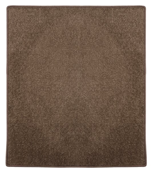 Vopi koberce Kusový koberec Eton hnedý 97 štvorec - 100x100 cm
