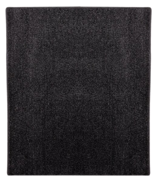 Vopi koberce Kusový koberec Eton čierny 78 štvorec - 100x100 cm