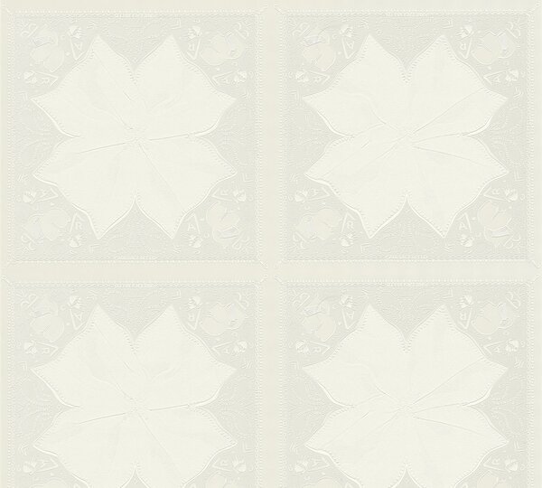 A.S. Création | Vliesová tapeta na stenu Karl Lagerfeld 37845-1 | 0,53 x 10,05 m | biela, krémová