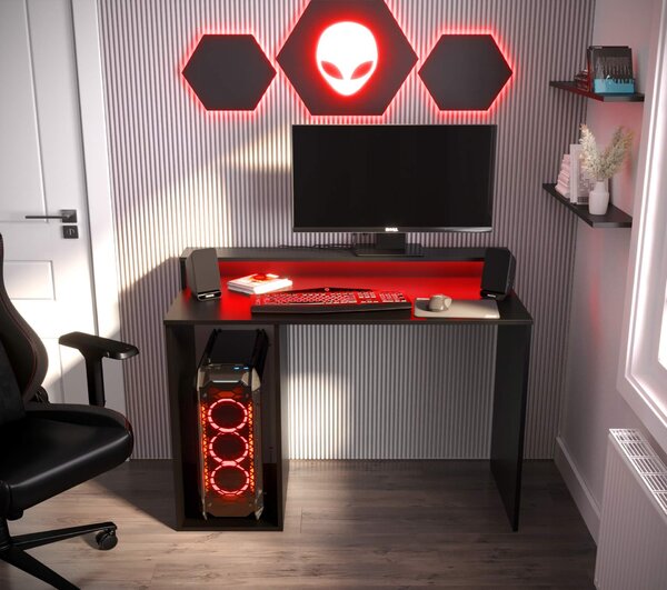 Herný stôl GAMER 2 - čierna