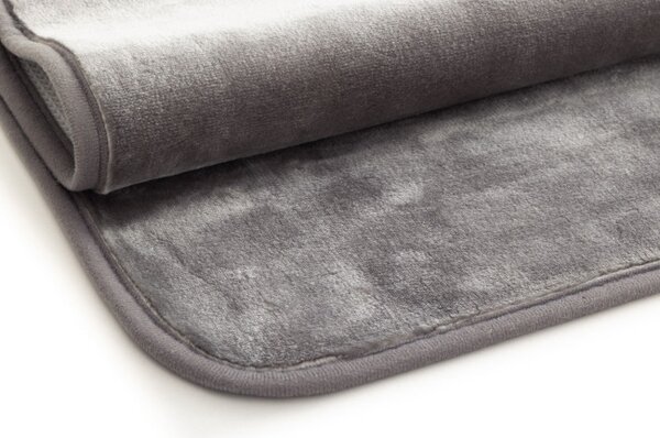 Kúpeľňový koberček Miami Viscose sivý
