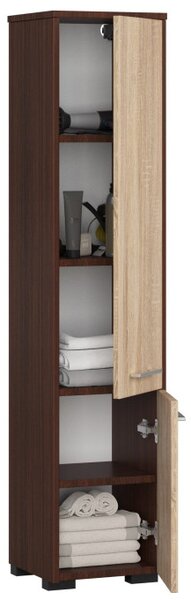 Kúpeľňová skrinka FIN 30 2D wenge / sonoma