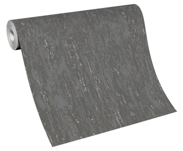 DIMEX | Vliesová tapeta na stenu WPE-901513 | 0,53 x 10,05 m | šedá, metalická
