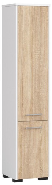 Kúpeľňová skrinka FIN 30 2D biela / sonoma