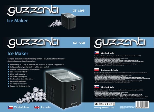 Výrobník ľadu Guzzanti GZ 120B