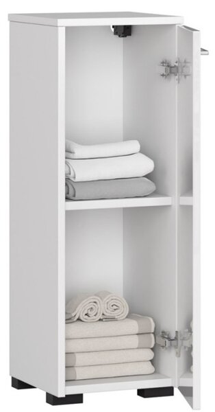 Kúpeľňová skrinka FIN S30 1D biela, lesk