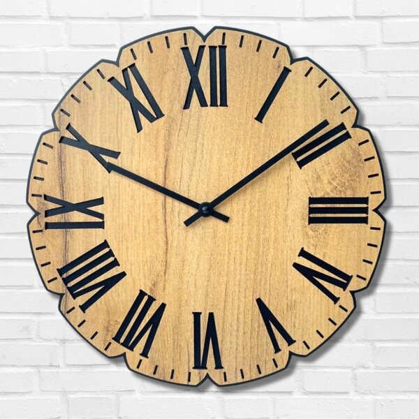 Karlsdesign.sk - Drevené nástenné hodiny - VICTORY I - 30cm , Biela