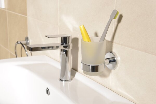 Aqualine Aqualine, SAMBA WC kefa nástenná, mliečne sklo, SB108