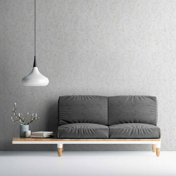 A.S. Création | Vliesová tapeta na stenu Casual Living 39546-2 | 0,53 x 10,05 m | šedá, metalická