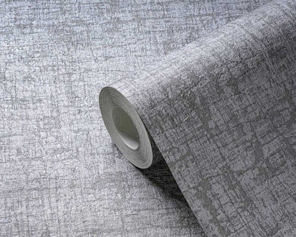A.S. Création | Vliesová tapeta na stenu Smart Surfaces 39564-2 | 0,53 x 10,05 m | šedá
