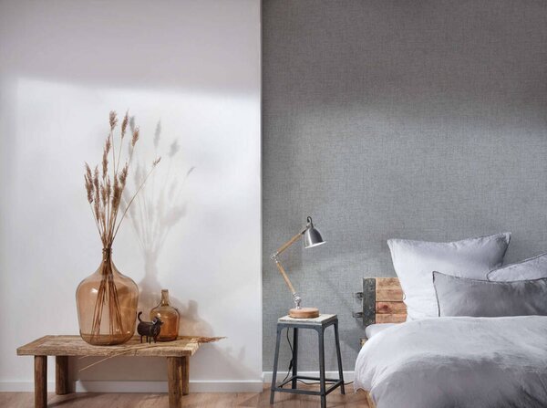A.S. Création | Vliesová tapeta na stenu Smart Surfaces 39564-2 | 0,53 x 10,05 m | šedá