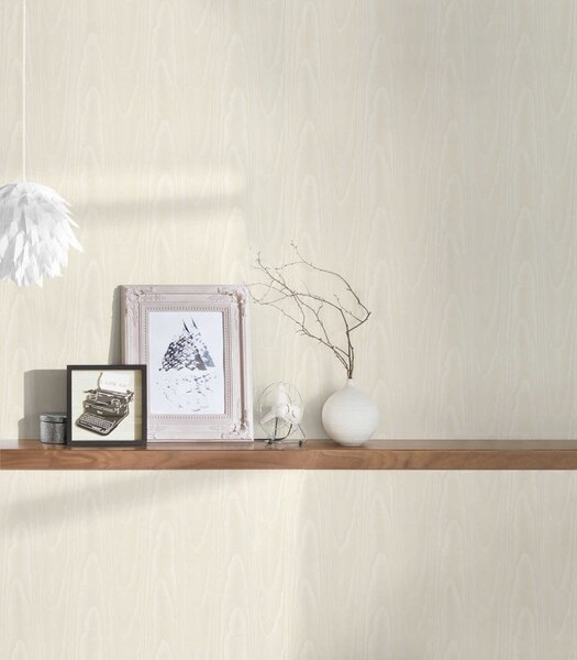 A.S. Création | Vliesová tapeta na stenu Luxury Wallpaper 30703-1 | 0,53 x 10,05 m | biela