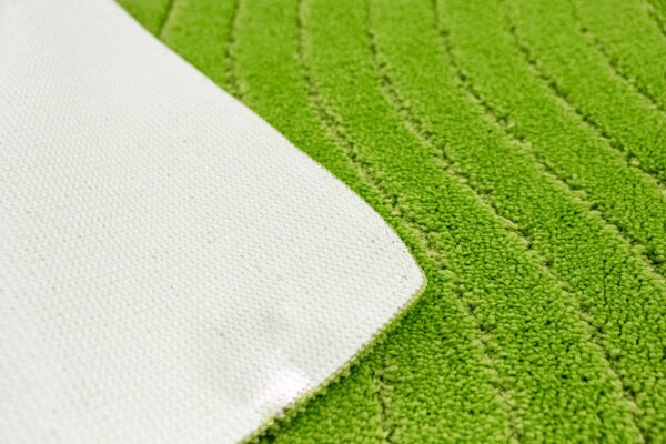 Kúpeľňový koberček Sara Green svetlozelený, vlny