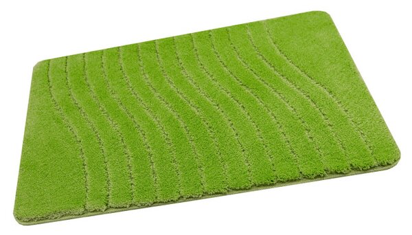 Kúpeľňový koberček Sara Green svetlozelený, vlny