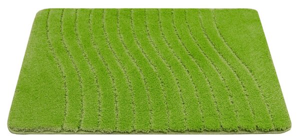 Kúpeľňový koberček Sara Green svetlozelený, vlny