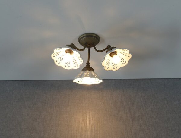 Sapho Sapho, MARSALA svietidlo E14, 40W, 230V, keramické tienitko, bronz, MC077