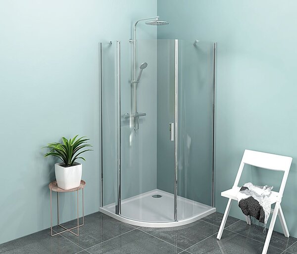 Polysan Polysan, ZOOM štvorcová sprchová zástena 900x900mm, rohový vstup, ZL4915L-02