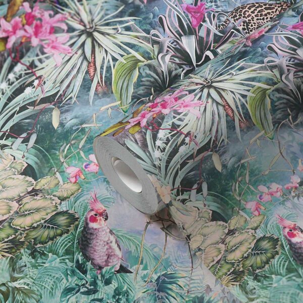A.S. Création | Vliesová tapeta na stenu Dream Flowery 38179-1 | 0,53 x 10,05 m | viacfarebná
