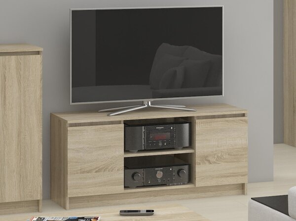 Stolík pod TV RTV 140 2D 1P sonoma
