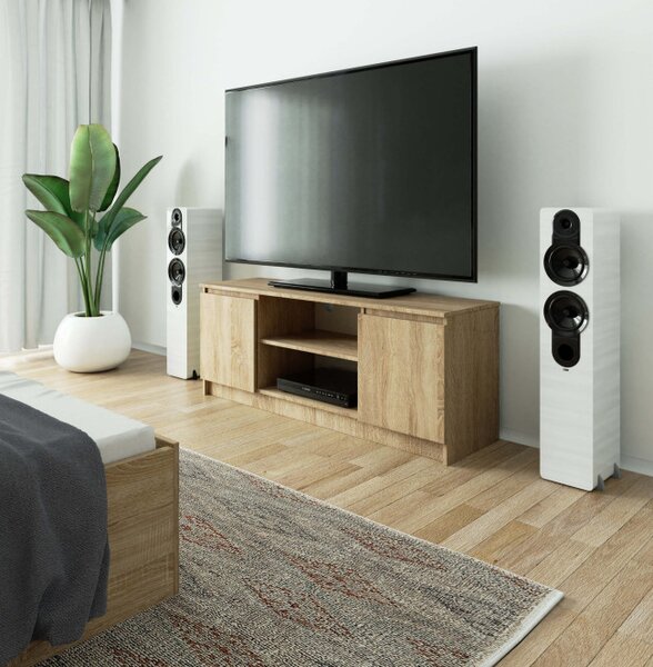 Stolík pod TV RTV 140 2D 1P sonoma