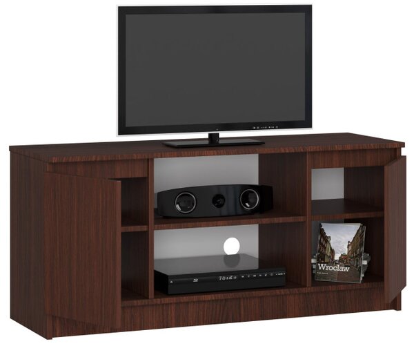 Stolík pod TV RTV 120 2D 1P wenge