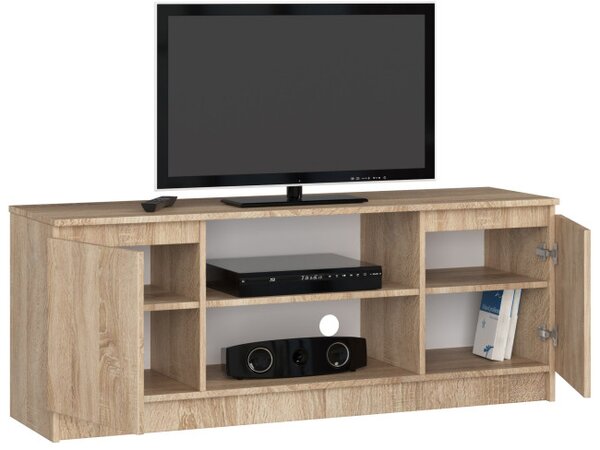 Stolík pod TV RTV 140 2D 1P sonoma