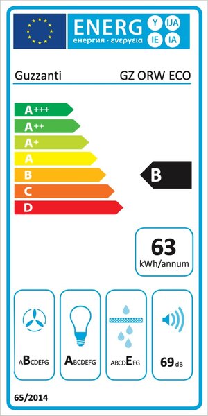 Odsávač pár Guzzanti GZ ORW ECO – čierny