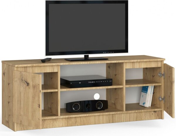 Stolík pod TV RTV 140 2D 1P dub artisan