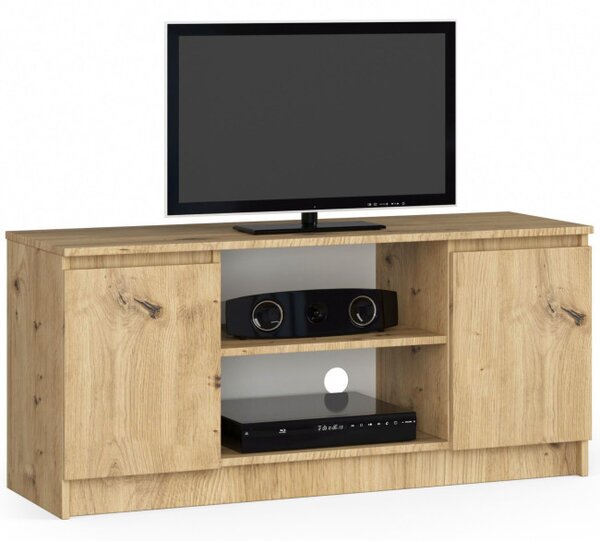 Stolík pod TV RTV 120 2D 1P dub artisan